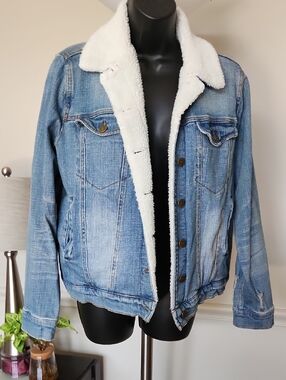 pistola Cream Sherpa Fleece Lined Jacket